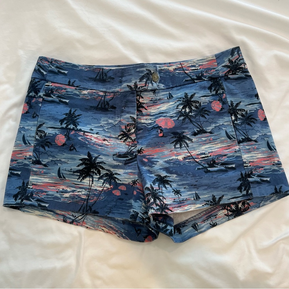 J. Crew beach scene shorts 3 in inseam size 4